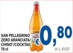 DEM San pellegrino zero aranciata/ chino'/cocktail offerta