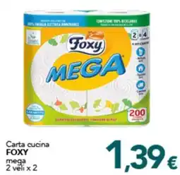 Altasfera Carta cucina FOXY mega offerta