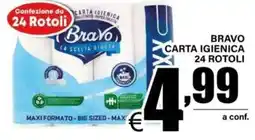 DEM Bravo carta igienica 24 rotoli offerta