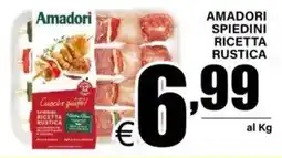 DEM Amadori spiedini ricetta rustica offerta