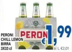 DEM Peroni chill lemon birra offerta