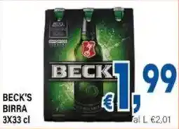 DEM Beck's birra offerta