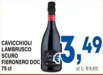 DEM Cavicchioli lambrusco scuro fieronero doc offerta