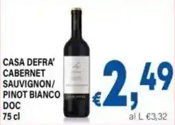 DEM Casa defra' cabernet sauvignon/ pinot bianco doc offerta