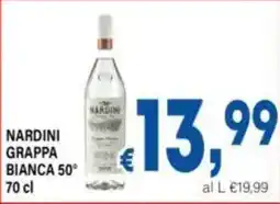 DEM Nardini grappa bianca 50° offerta