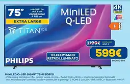DIMOStore PHILIPS MINILED Q-LED SMART 75MLED820 offerta