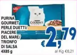 DEM Purina gourmet perle duetti/ piacere del mare/ trionfo di salsa offerta