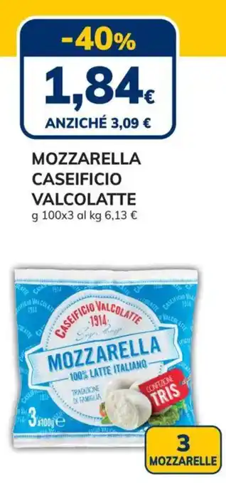 Mozzarella caseificio VALCOLATTE