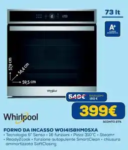DIMOStore Whirlpool FORNO DA INCASSO WO141S8HMOSXA offerta