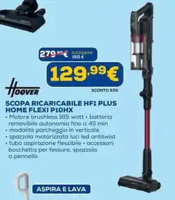 DIMOStore Hoover scopa ricaricabile HF1 plus home flexi P10HX offerta