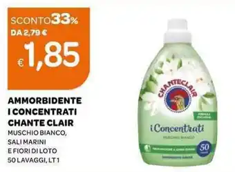 Ekom Chante Clair Ammorbidente I Concentrati 50 Lavaggi 1 lt offerta