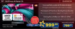 Euronics LG 55" OLED evo Al Serie C5 OLED55C55 offerta