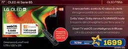 Euronics LG 77" OLED AI Serie B5 OLED77B56 offerta