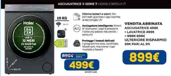 Haier ASCIUGATRICE X SERIE 7 HD100-C367GUT-IT