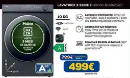 Euronics Haier LAVATRICE X SERIE 7 HW100-B14367GUIT offerta