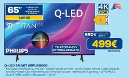 DIMOStore PHILIPS Q-LED SMART 65PUS8500 offerta