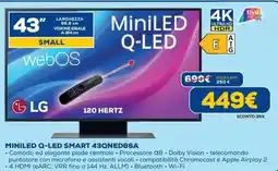 DIMOStore LG MINILED Q-LED SMART 43QNED86A offerta