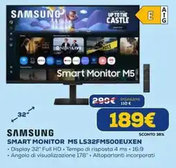 DIMOStore SAMSUNG SMART MONITOR M5 LS32FM500EUXEN offerta