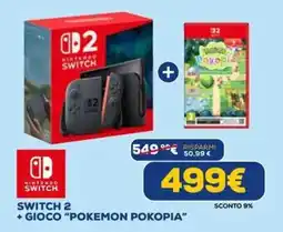 DIMOStore Switch 2 + gioco "pokemon pokopia" offerta