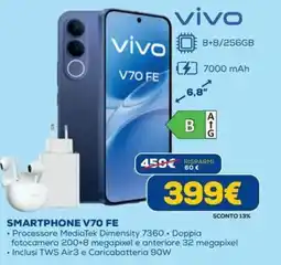 DIMOStore vivo SMARTPHONE V70 FE offerta