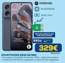 DIMOStore motorola SMARTPHONE EDGE 60 NEO offerta
