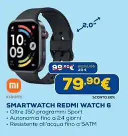 DIMOStore Xiaomi smartwatch redmi watch 6 offerta