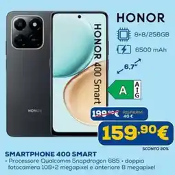 DIMOStore HONOR SMARTPHONE 400 SMART offerta