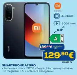 DIMOStore xiaomi SMARTPHONE A7 PRO offerta