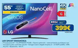 Euronics LG LED SMART 55NANO81A offerta