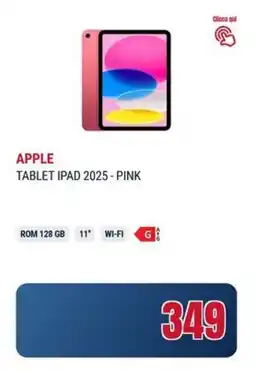 Trony Apple tablet ipad 2025 - pink offerta