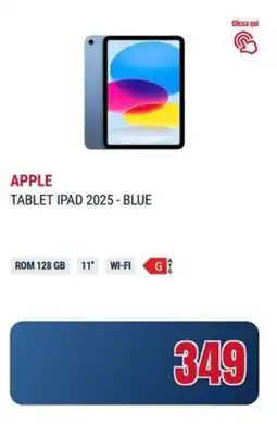 Trony Apple tablet ipad 2025 - blue offerta