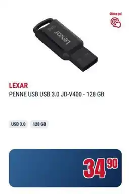 Trony Lexar penne usb 3.0 JD-V400-128 GB offerta