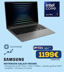 Euronics SAMSUNG NOTEBOOK GALAXY BOOK5 offerta