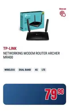 Trony Tp-link networking modem router archer MR400 offerta
