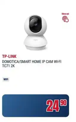 Trony Tp-link domotica/smart home ip cam wi-fi TC71 2 K offerta