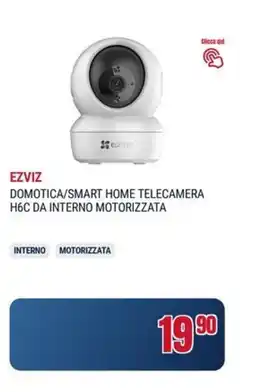 Trony Ezviz domotica/smart home telecamera H6C da interno motorizzata offerta