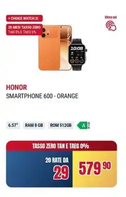Trony Honor smartphone 600 - orange offerta