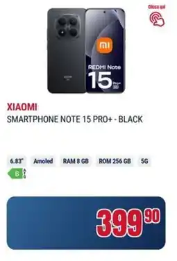 Trony Xiaomi smartphone note 15 pro+ - black offerta