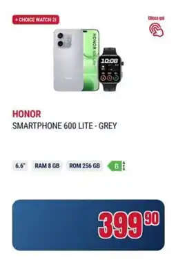 Trony Honor smartphone 600 lite - grey offerta