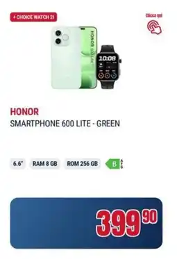 Trony Honor smartphone 600 lite-green offerta
