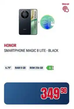 Trony Honor smartphone magic 8 lite - black offerta