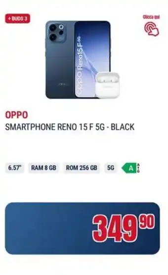Oppo smartphone reno 15 F 5G- black