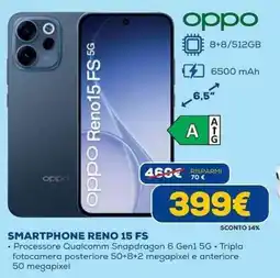 Euronics oppo SMARTPHONE RENO 15 FS offerta