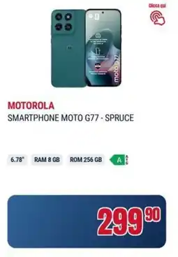 Trony Motorola smartphone moto G77-spruce offerta