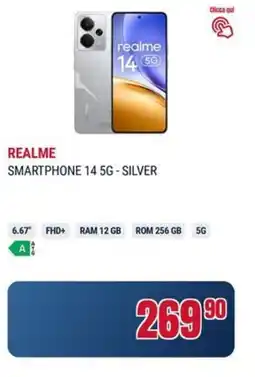 Trony Realme smartphone 14 5G - silver offerta