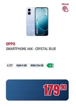 Trony Oppo smartphone A6K- crystal blue offerta