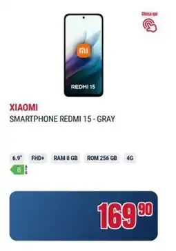 Trony Xiaomi smartphone redmi 15 - gray offerta