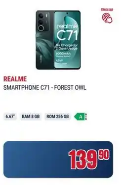 Trony Realme smartphone C71 - forest owl offerta