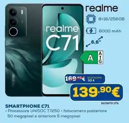 Euronics realme SMARTPHONE C71 offerta