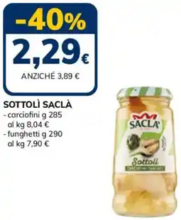 Basko Sottolì SACLÀ offerta